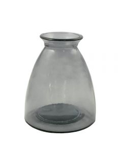 Grehom Recycled Glass Vase - Grey