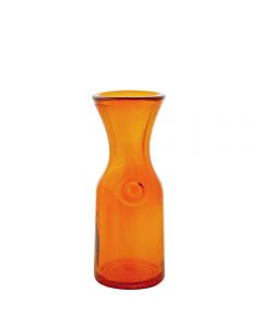 Grehom Recycled Glass Carafe - Orange; 450 ml Coloured Carafe
