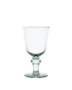 Grehom Recycled Glass Wine Glasses (Set of 6) - Curved Ball (225 ml)