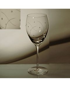 Grehom Crystal Wine Glass Large - Waves