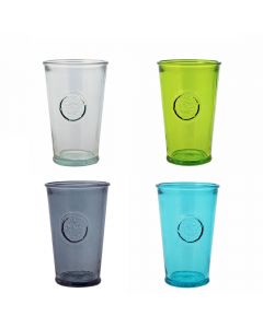 Grehom Recycled Glass Tumblers (Set of 4) - Motley