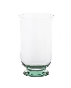 Grehom Recycled Glass Hurricane Lamp (30cm) - Straight & Tall