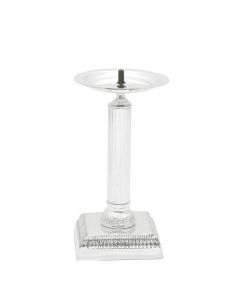 Grehom Pillar & Votive Candle Holder - Silver Fountain