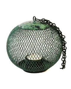 Grehom Tea Light Holder - Cage (Algae Green); Indoor Metal Lantern
