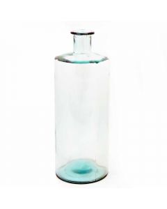 Grehom Recycled Glass Vase- Cylinder (Clear); 40 cm Vase - PRICE ON REQUEST