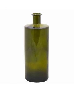 Grehom Recycled Glass Vase- Cylinder (Olive Green); 40 cm Vase - PRICE ON REQUEST