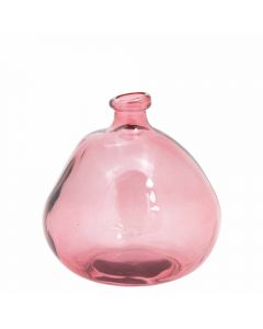 Grehom Recycled Glass Vase- Bubble (Blush); 23 cm Vase - PRICE ON REQUEST