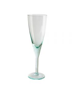 Grehom Recycled Glass Champagne Glasses (Set of 2) - Nice & Simple (200ml); Tall Wine Glasses - PRICE ON REQUEST