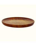Grehom Wooden Plate - Round; 25 cm